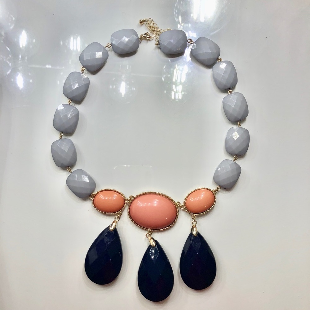 Drop Bead Statement Necklace